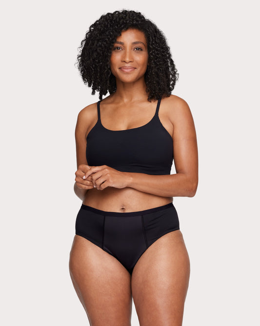 High-Waisted Period Underwear & Panties (w/ Built-In Reusable/Washable  Pads)