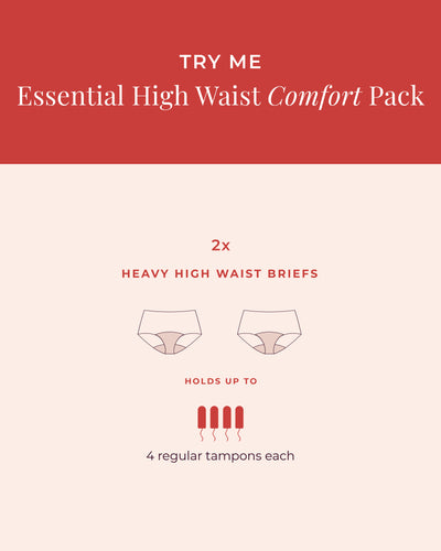 Essential High-Rise Comfort 2-Pack