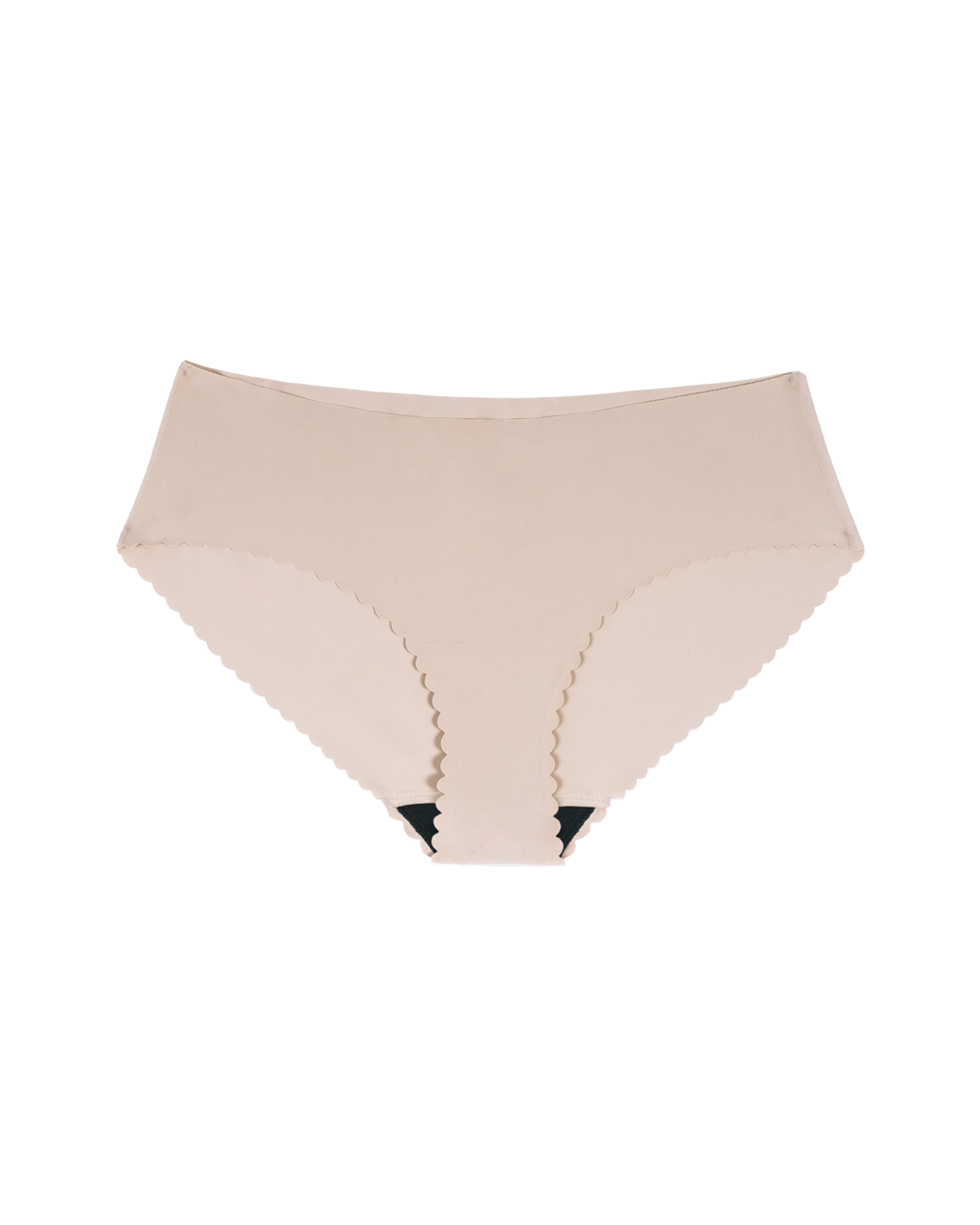 Women's Cotton Stretch Underwear Teen Girls Comfy Mid Waisted Briefs Ladies  Breathable Invisible Seamless Panties Beige at  Women's Clothing store