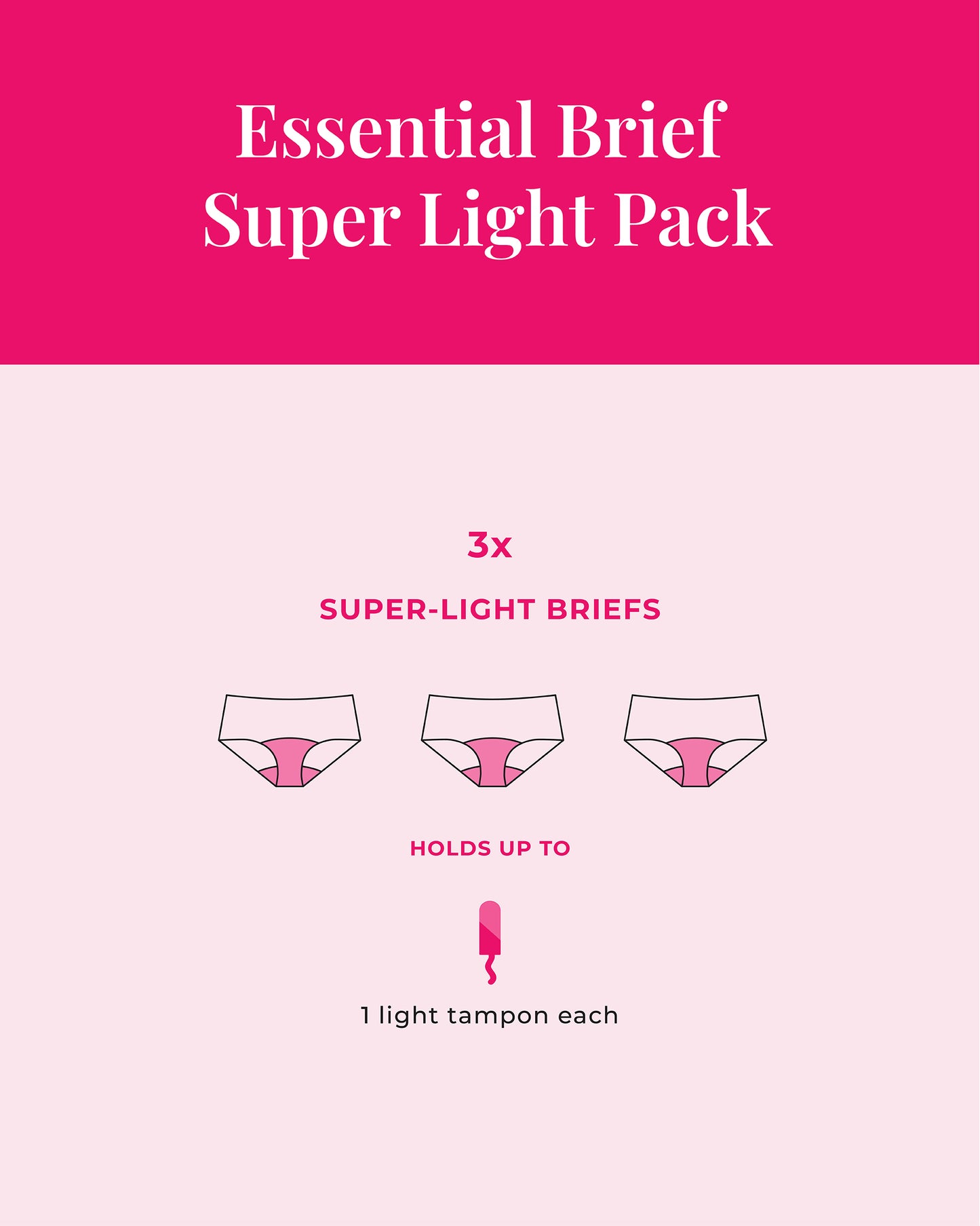 Essential Brief Super Light 3-Pack